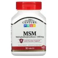 MSM (МСМ) 1000 мг 90 таблетки | 21st Century