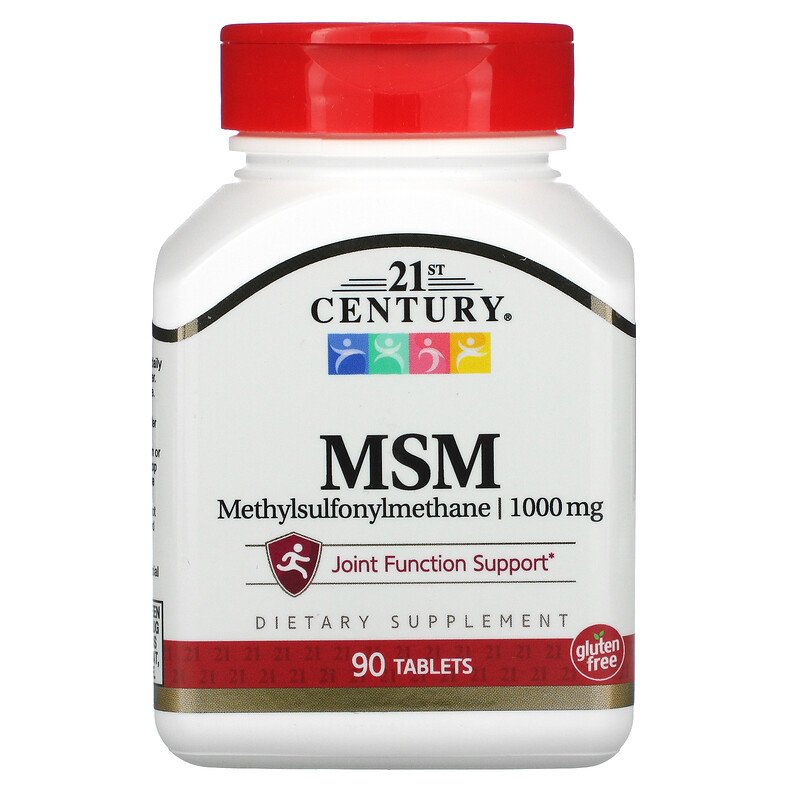 MSM (МСМ) 1000 мг 90 таблетки | 21st Century