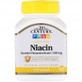 Niacin Inositol Hexanicotinate 500 мг 110 капсули | 21st Century