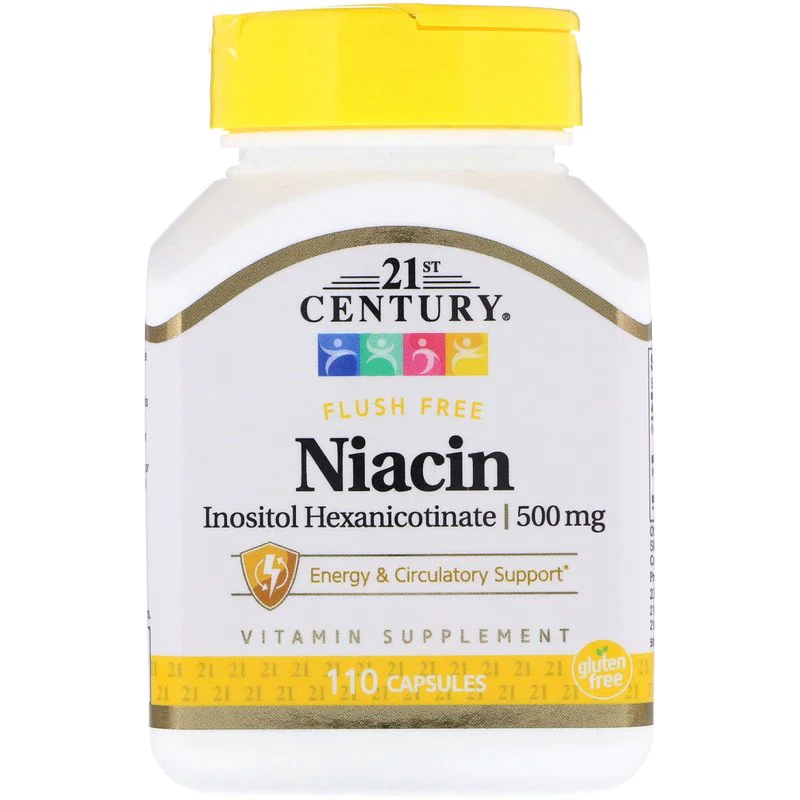 Niacin Inositol Hexanicotinate 500 мг 110 капсули | 21st Century Niacin Inositol Hexanicotinate 500 мг 110 капсули | 21st CenturyДопринася за разширяване на съдовете
Подпомага клетъчното дишане
Против пелагра
За по-добра сърдечна дейност
Ст Niacin Inositol Hexanicotinate 500 мг 110 капсули | 21st Century Допринася за разширяване на съдовете Подпомага клетъчното дишане Против пелагра За по-добра сърдечна дейност Стабилизира работата на Niacin Inositol Hexanicotinate 500 мг 110 капсули | 21st