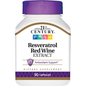 Resveratrol Red Wine Extract 90 капсули | 21st Century