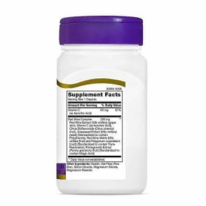 Resveratrol Red Wine Extract 90 капсули | 21st Century