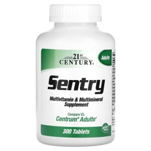 Sentry Adults Multivitamin & Multimineral 300 таблетки | 21st Century