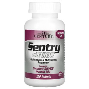 Sentry Senior Women's 50+ Multivitamin & Multimineral 100 таблетки | 21st Century