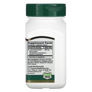 St. John's Wort Extract 300 мг 60 капсули | 21st Century