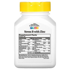 Stress B with Zinc 66 таблетки | 21st Century