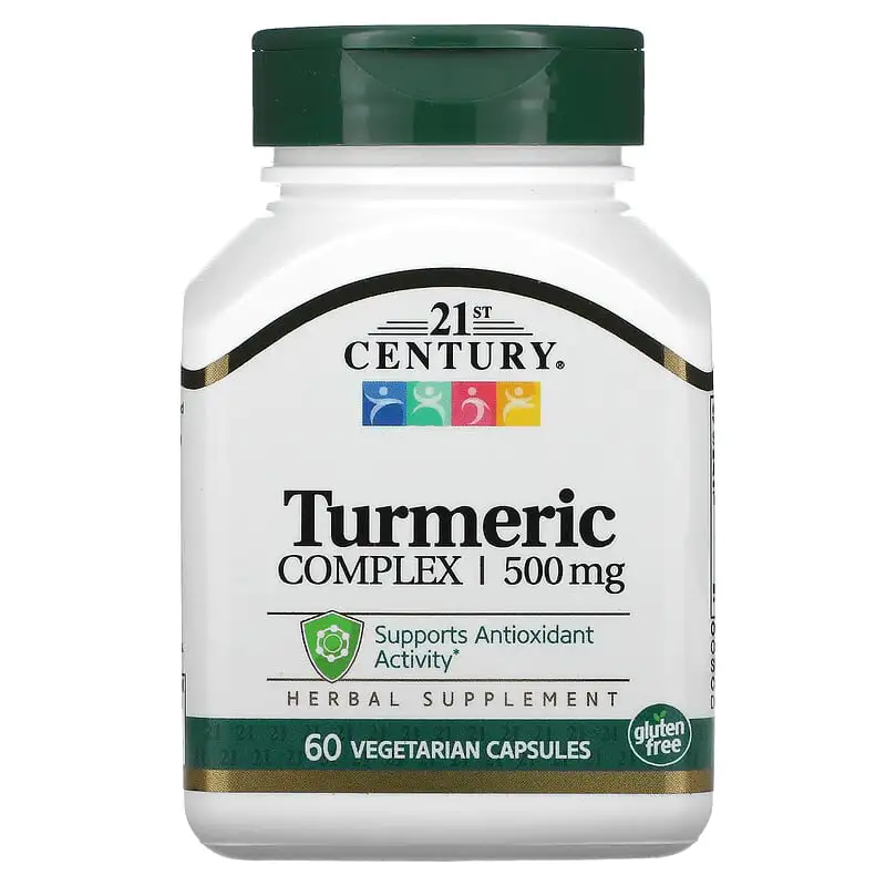 Turmeric Complex 500 мг 60 веге капсули | 21st Century Turmeric Complex 500 мг 60 веге капсули | 21st Century