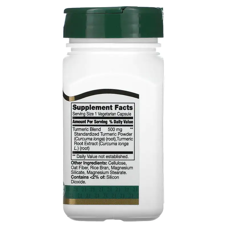 Turmeric Complex 500 мг 60 веге капсули | 21st Century Turmeric Complex 500 мг 60 веге капсули | 21st Century