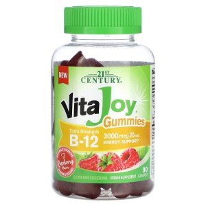 VitaJoy Gummies B-12 3000 мкг 90 гъмита | 21st Century