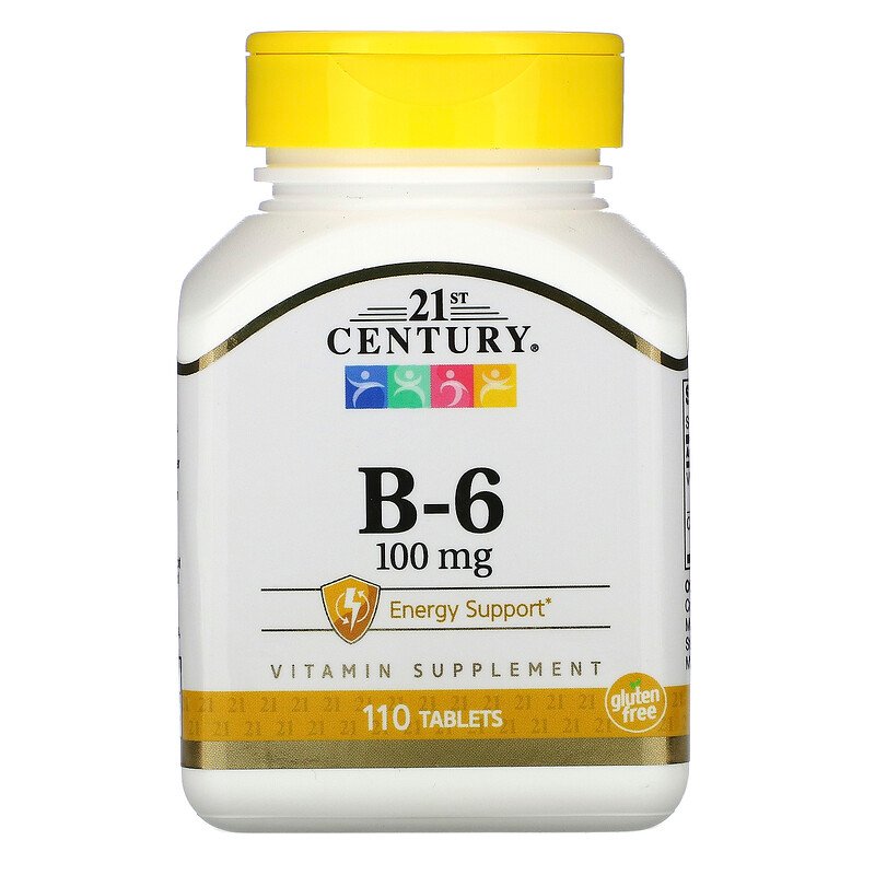 Vitamin B-6 100 мг 110 таблетки | 21st Century