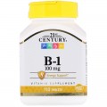 Vitamin B-1 100 мг 110 таблетки | 21st Century