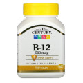 Vitamin B12 500 мкг 110 таблетки | 21st Century