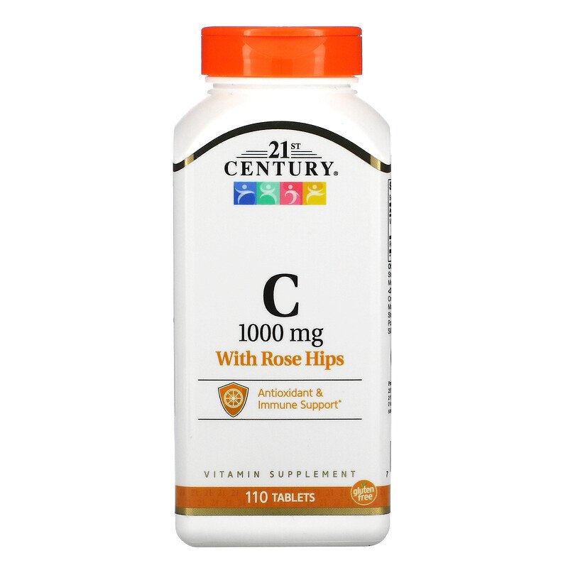 Vitamin C 1000 мг 110 таблетки с Шипка | 21st Century