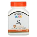 Vitamin C 500 мг 110 таблетки | 21st Century Vitamin C 500 мг 110 таблетки | 21st Century