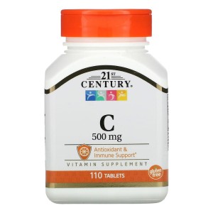 Vitamin C 500 мг 110 таблетки | 21st Century