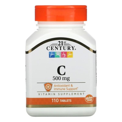 Vitamin C 500 мг 110 таблетки | 21st Century
