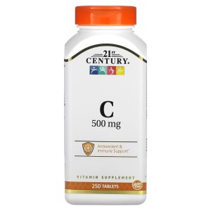 Vitamin C 500 мг 250 таблетки | 21st Century