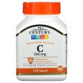 Vitamin C Prolonged Release 500 мг 110 таблетки | 21st Century