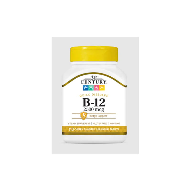 Quick Dissolve Vitamin B-12 2500 мкг 110 таблетки | 21st Century
