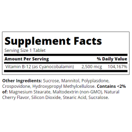 Quick Dissolve Vitamin B-12 2500 мкг 110 таблетки | 21st Century