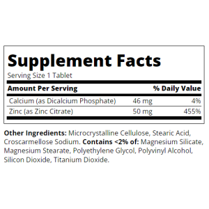 Zinc Citrate 50 мг 360 таблетки | 21st Century