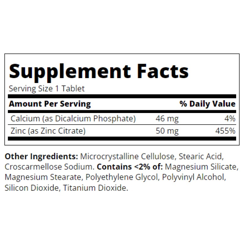 Zinc Citrate 50 мг 360 таблетки | 21st Century Zinc Citrate 50 мг 360 таблетки | 21st Century