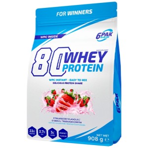 80 Whey Protein | WPC Instant - Ягода 908 г | 6PAK Nutrition