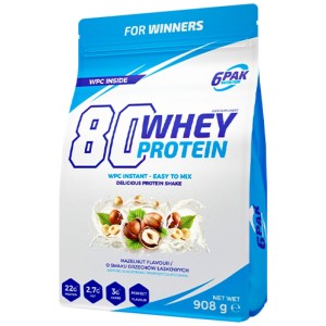 80 Whey Protein | WPC Instant - Лешник 908 г | 6PAK Nutrition