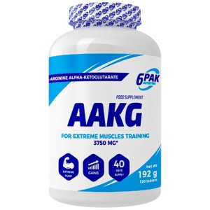 AAKG Caps 1000 mg - 120 капсули | 6PAK Nutrition