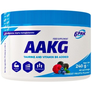AAKG Powder Flavored - Горски плодове 240 г | 6PAK Nutrition