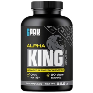 Alpha King | Advanced Testosterone Booster - 120 капсули | 6PAK Nutrition