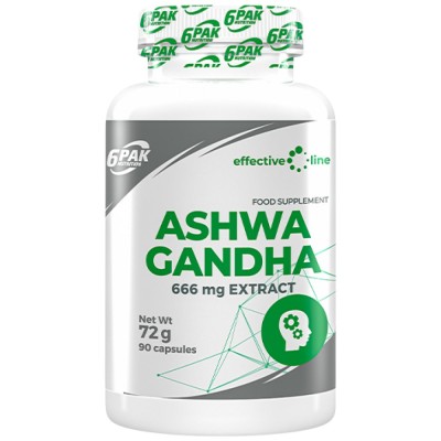 Ashwagandha 666 mg - 90 капсули | 6PAK Nutrition