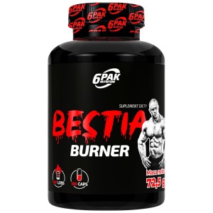 BESTIA Burner - 100 капсули | 6PAK Nutrition