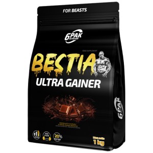 BESTIA Ultra Gainer - Шоколад 1000 г | 6PAK Nutrition