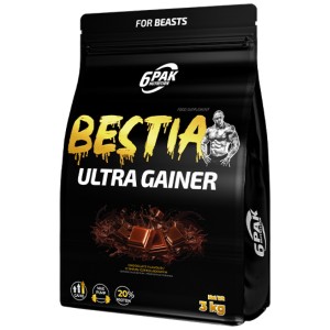 BESTIA Ultra Gainer - Шоколад 3000 г | 6PAK Nutrition