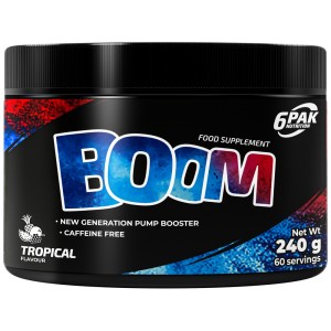 Boom Pre-Workout - Тропикал 240 г | 6PAK Nutrition