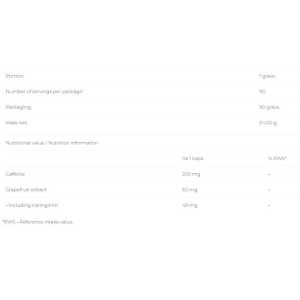 Caffeine 200 mg - 90 капсули | 6PAK Nutrition