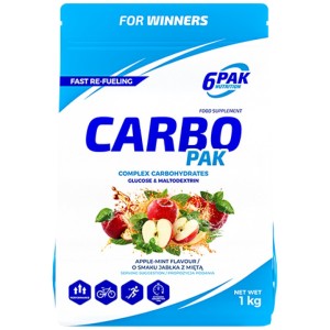 Carbo Pak - Ябълка и мента 1000 г | 6PAK Nutrition