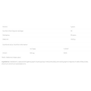 Chromium 200 mcg - 90 капсули | 6PAK Nutrition