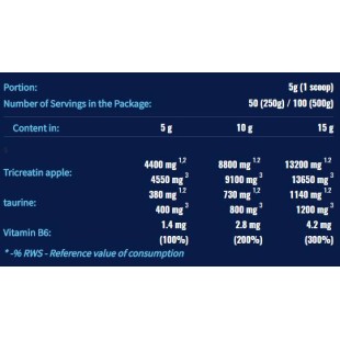 CrM3 PAK (Tri-Creatine Malate + Taurine) - Ананас 500 г | 6PAK Nutrition