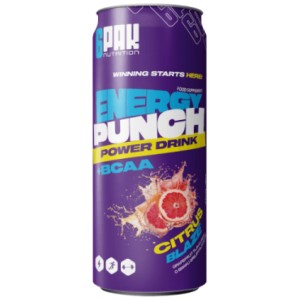 Energy Punch Power Drink | with BCAA & Caffeine - Грейпфрут 250 мл | 6PAK Nutrition