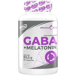 GABA + Melatonin - 90 капсули | 6PAK Nutrition