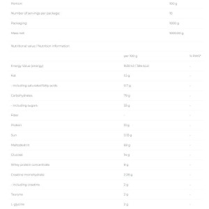 MASS PAK - Ванилия 5000 г | 6PAK Nutrition