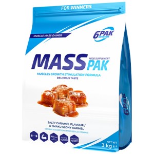 MASS PAK - Солен карамел 3000 г | 6PAK Nutrition
