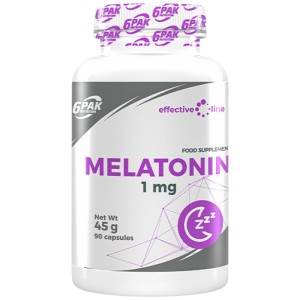Melatonin 1 mg - 90 капсули | 6PAK Nutrition
