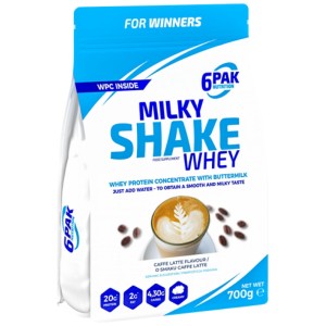 Milky Shake Whey - Кафе - лате 700 г | 6PAK Nutrition