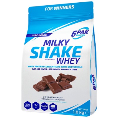 Milky Shake Whey - Шоколад 1800 г | 6PAK Nutrition