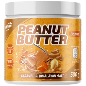 Peanut Butter - Caramel & Himalayan Salt - 500 г | 6PAK Nutrition Peanut Butter - Caramel & Himalayan Salt - 500 г | 6PAK Nutrition