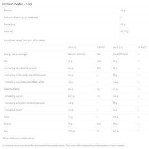 Protein Wafer - Ванилия 40 г | 6PAK Nutrition