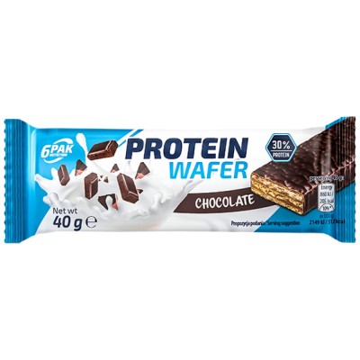 Protein Wafer - Шоколад 40 г | 6PAK Nutrition